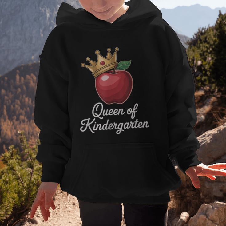 Queen Of Kindergarten Graduation Back To School Girl Graphic Kid Hoodie Queen Of Kindergarten Graduation Back To School Girl Graphic Kid Hoodie