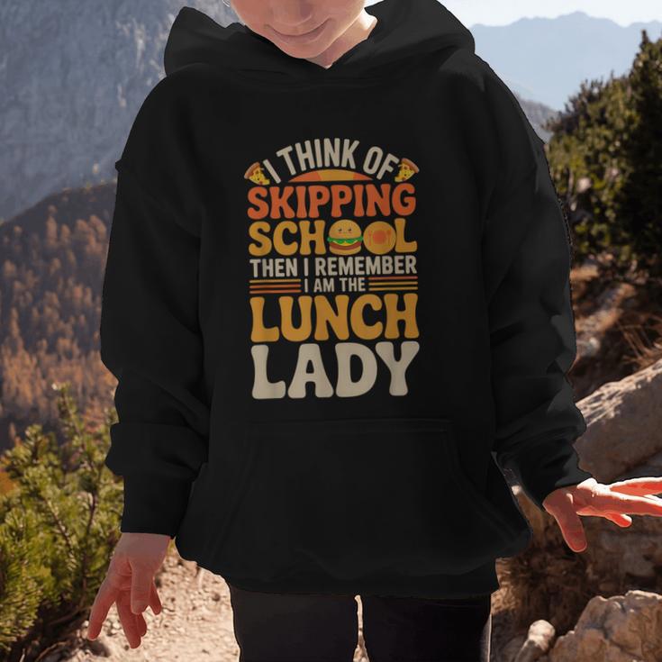Remember I'm The Lunch Lady Back To School Cafeteria Worker Graphic Kid Hoodie