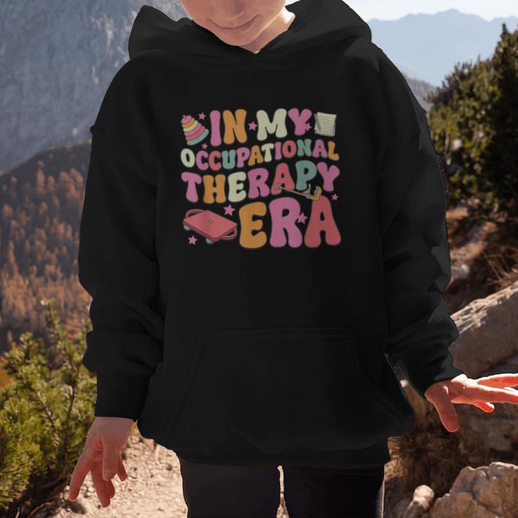 Retro In My Occupational Therapy Era OT OTA Back To School Graphic Kid Hoodie Retro In My Occupational Therapy Era OT OTA Back To School Graphic Kid Hoodie