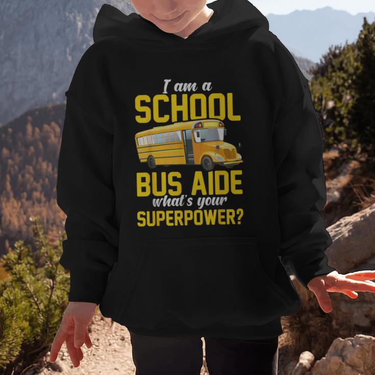 School Bus Aide Back To School Transport Bus Aide Graphic Kid Hoodie School Bus Aide Back To School Transport Bus Aide Graphic Kid Hoodie