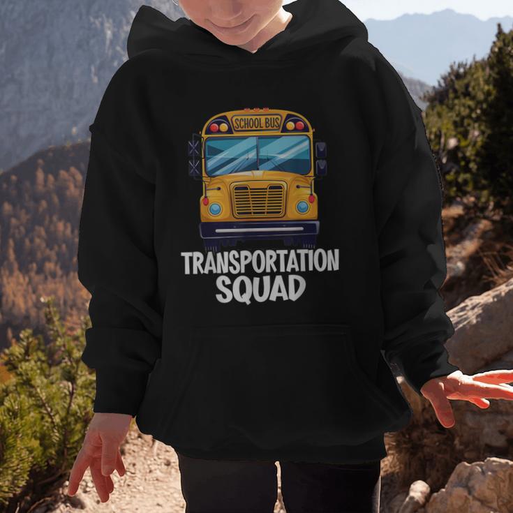 School Bus Driver Back To School Transportation Squad Graphic Kid Hoodie School Bus Driver Back To School Transportation Squad Graphic Kid Hoodie