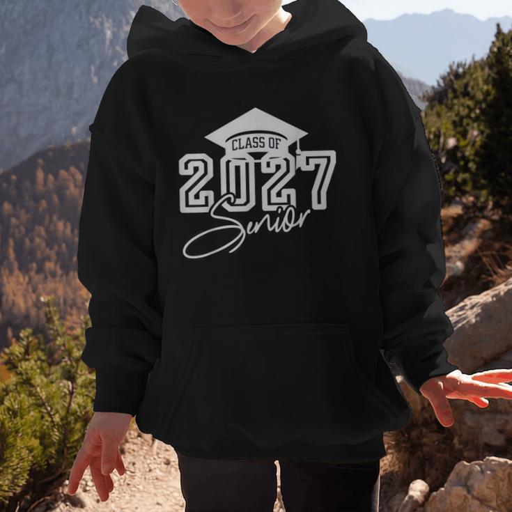 Senior Class Of 2027 Back To School Graduate Senior Year 27 Graphic Kid Hoodie Senior Class Of 2027 Back To School Graduate Senior Year 27 Graphic Kid Hoodie