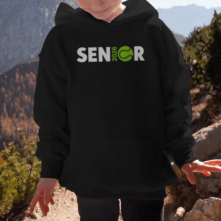 Senior Tennis 2026 Class Of 2026 Graduate Back To School Fun Graphic Kid Hoodie Senior Tennis 2026 Class Of 2026 Graduate Back To School Fun Graphic Kid Hoodie