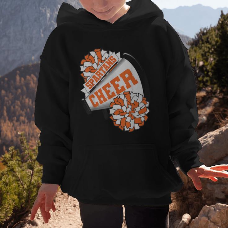 Spartans Cheer Back To School Cheerleading Spirit O Graphic Kid Hoodie Spartans Cheer Back To School Cheerleading Spirit O Graphic Kid Hoodie