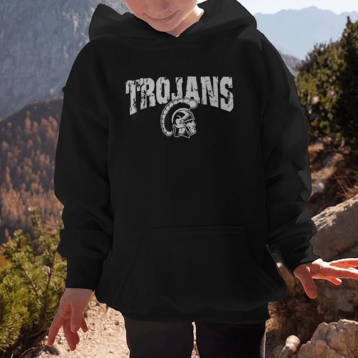 Trojan Back To School Spirit Graphic Kid Hoodie