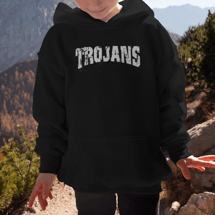 Trojans Back To School Spirit Graphic Kid Hoodie Trojans Back To School Spirit Graphic Kid Hoodie