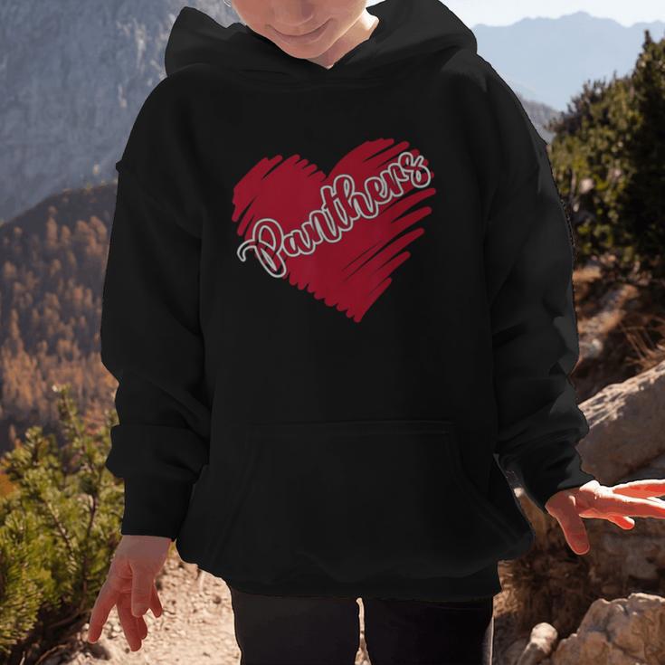 Vintage Panthers School Sports Name Spirit Go Back To School Graphic Kid Hoodie