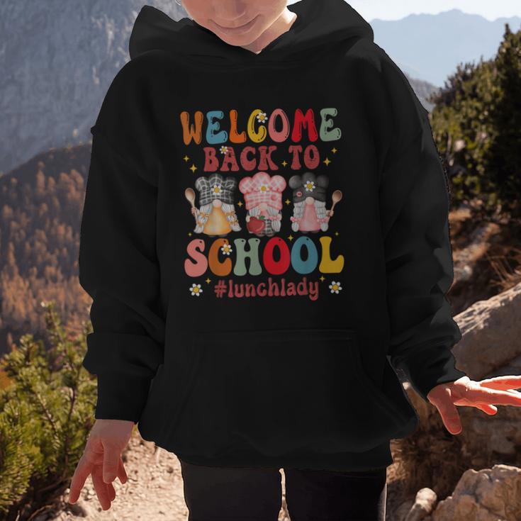 Welcome Back To School Cafeteria Worker Lunch Lady Graphic Kid Hoodie