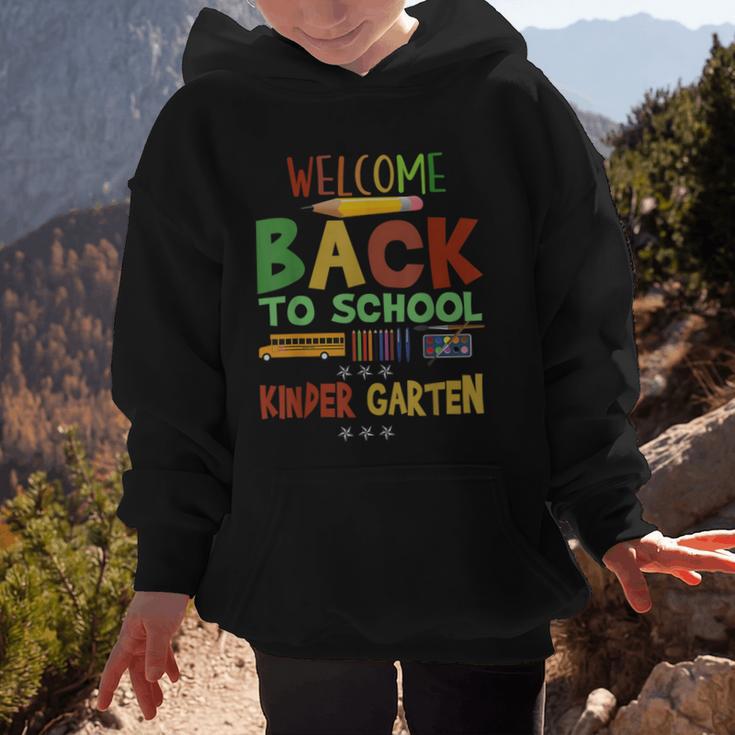Welcome Back To School Kinder Garten First Day Of School Kid Graphic Kid Hoodie Welcome Back To School Kinder Garten First Day Of School Kid Graphic Kid Hoodie