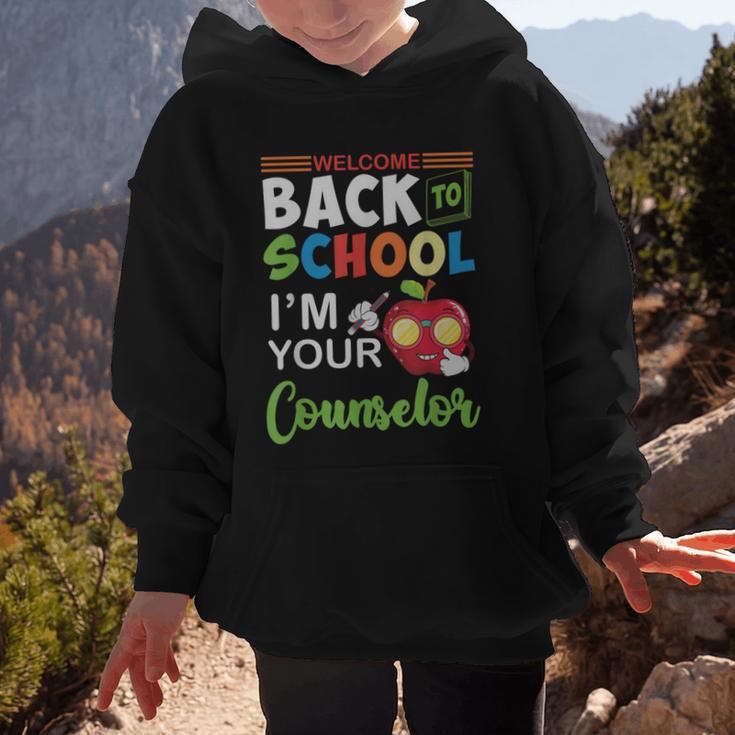 Welcome Back To School Students I'm Your Counselor Proud Graphic Kid Hoodie Welcome Back To School Students I'm Your Counselor Proud Graphic Kid Hoodie