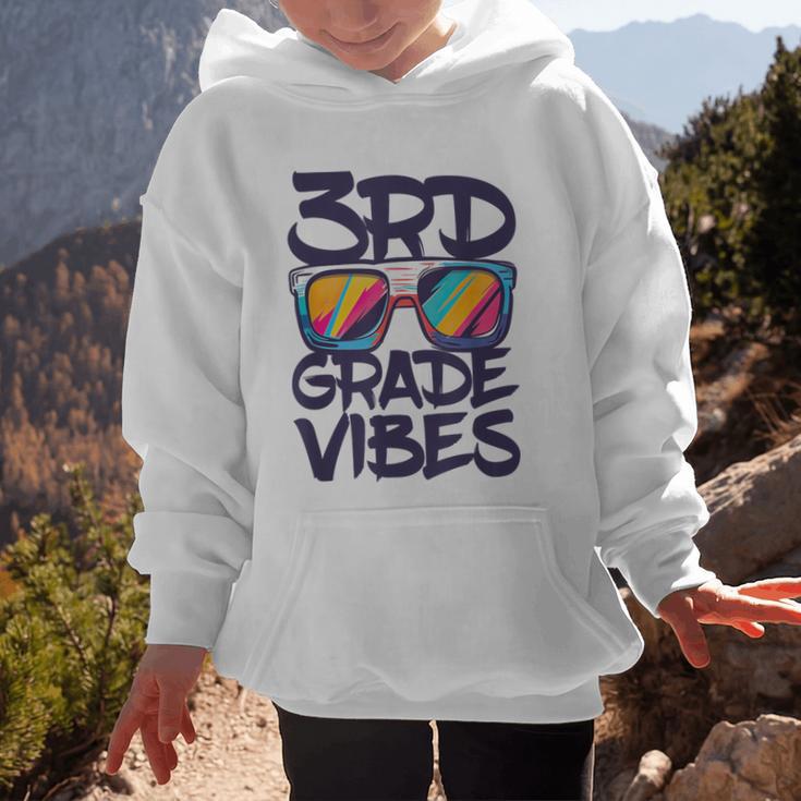 3rd Grade Vibes Shirt Back To School Third Grade Boy Girl Graphic Kid Hoodie