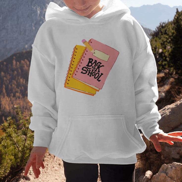 Back To School Notebook And Pencil Graphic Design Premium Tri-Blend Graphic Kid Hoodie Back To School Notebook And Pencil Graphic Design Premium Tri-Blend Graphic Kid Hoodie