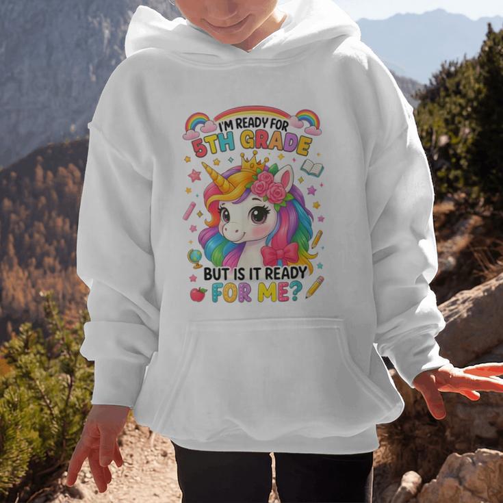 Crush Fifth Grade Girls Back To School Unicorn First Day Graphic Kid Hoodie Crush Fifth Grade Girls Back To School Unicorn First Day Graphic Kid Hoodie
