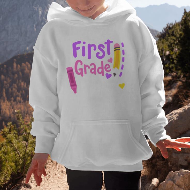 First Grade Diva Welcome Back To School 1st Grade Kids Performance Graphic Kid Hoodie First Grade Diva Welcome Back To School 1st Grade Kids Performance Graphic Kid Hoodie