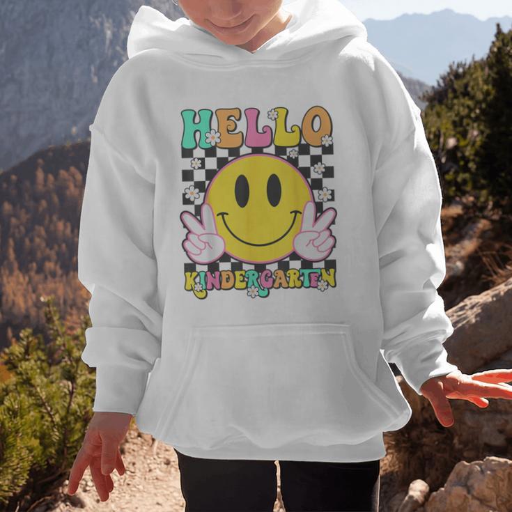 Hello Kindergarten Smile Face Back To School Girl Kid Graphic Kid Hoodie Hello Kindergarten Smile Face Back To School Girl Kid Graphic Kid Hoodie