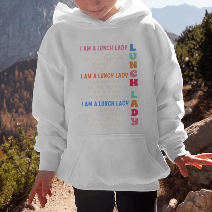 I'm A Lunch Lady Back To School Cafeteria Worker Squad Graphic Kid Hoodie I'm A Lunch Lady Back To School Cafeteria Worker Squad Graphic Kid Hoodie