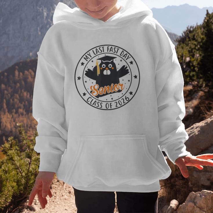 My Last First Day Senior 2026 Cat Back To School Cool Class Graphic Kid Hoodie My Last First Day Senior 2026 Cat Back To School Cool Class Graphic Kid Hoodie