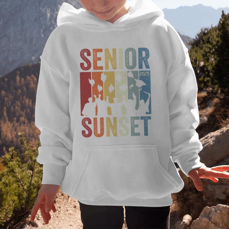 Last First Day Senior Sunset Class Of 2025 Back To School Performance Graphic Kid Hoodie Last First Day Senior Sunset Class Of 2025 Back To School Performance Graphic Kid Hoodie