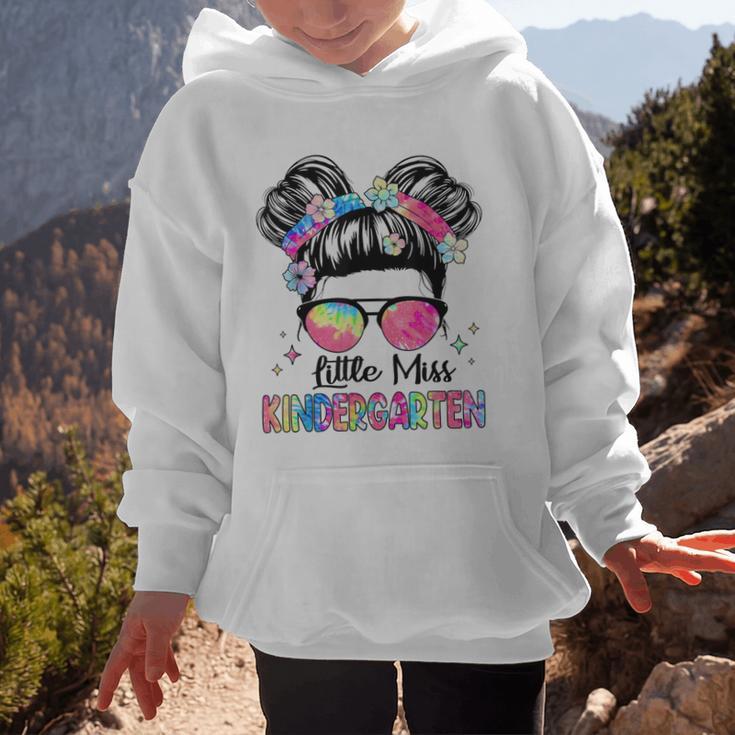 Little Miss Kindergarten Girls Kids Back To School Kinder Graphic Kid Hoodie