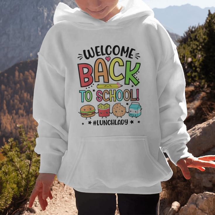 Lunch Lady Welcome Back To School 1st Day Of School Graphic Kid Hoodie Lunch Lady Welcome Back To School 1st Day Of School Graphic Kid Hoodie