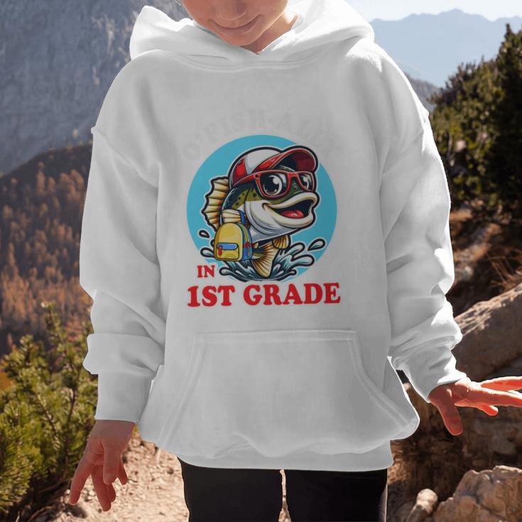 O’Fish-Ally a 1st Grade Mom Back To School Premium Tri-Blend Graphic Kid Hoodie