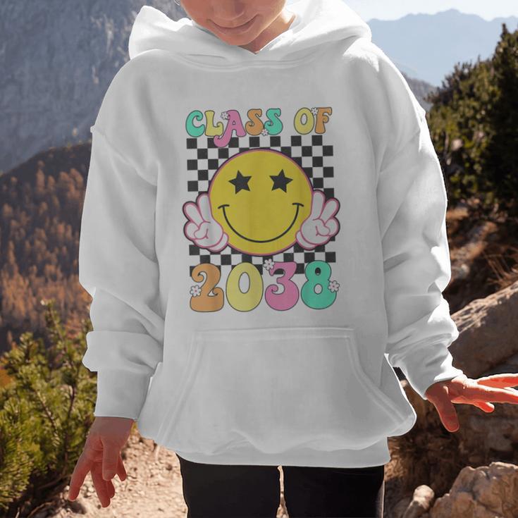 Retro Class Of 2038 Grow With Me Back To School Kindergarten Graphic Kid Hoodie Retro Class Of 2038 Grow With Me Back To School Kindergarten Graphic Kid Hoodie