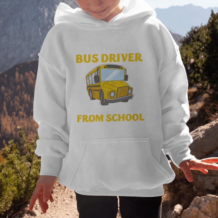 School Bus Driver Kindness Humor Back To School Quote Premium Tri-Blend Graphic Kid Hoodie