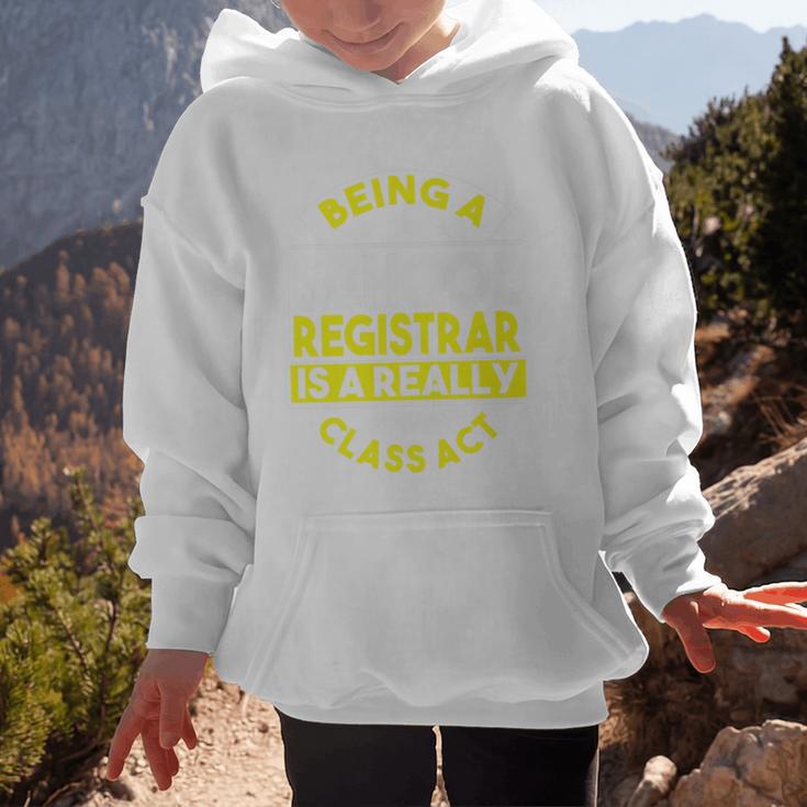 School Registry Student Enrollment Back To School Registrar Premium Graphic Kid Hoodie