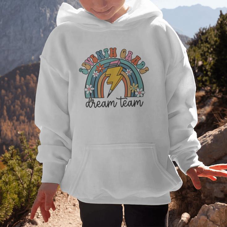 Seventh Grade Dream Team 1st Day Of 7th Grade Back To School Graphic Kid Hoodie