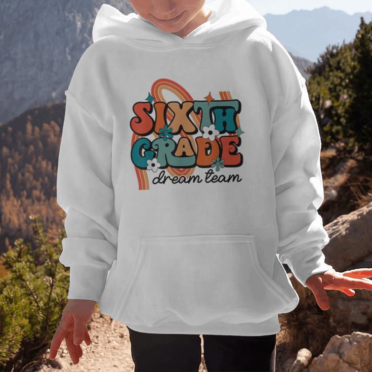 Sixth Grade Dream Team 1st Day Of 6th Grade Back To School Graphic Kid Hoodie Sixth Grade Dream Team 1st Day Of 6th Grade Back To School Graphic Kid Hoodie