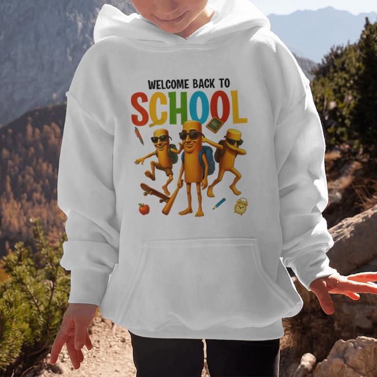 Tung Tung Sahur Back To School Brainrot Meme Boys Girls Kid Graphic Kid Hoodie