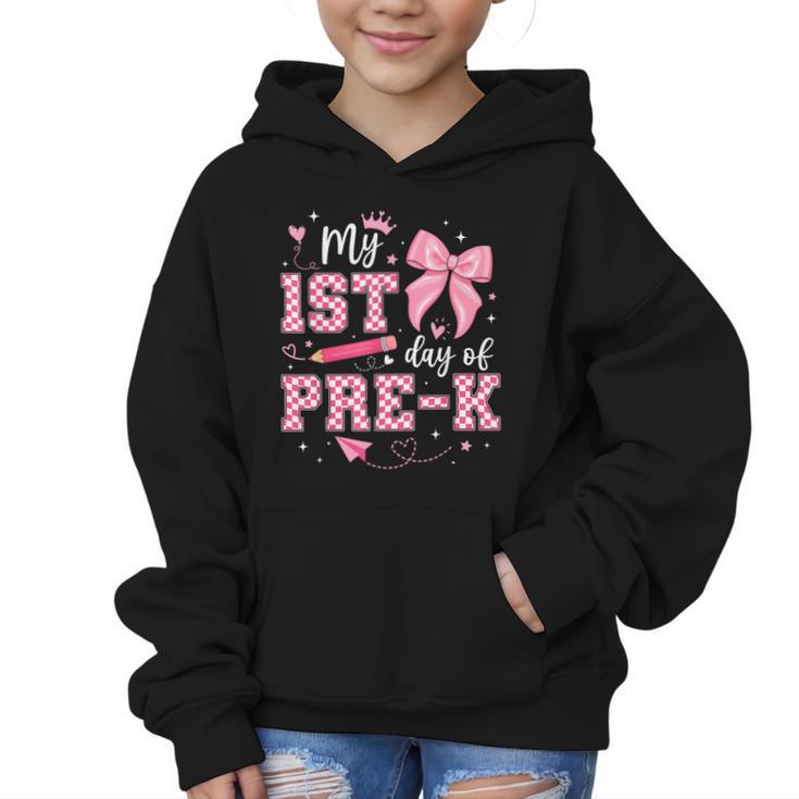 My 1st Day Of Pre-K PreK Pre K 2025 Back To School Girls Graphic Kid Hoodie