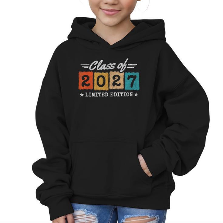2027 Back To School Graduation Limited Edition Class Of 2027 Graphic Kid Hoodie