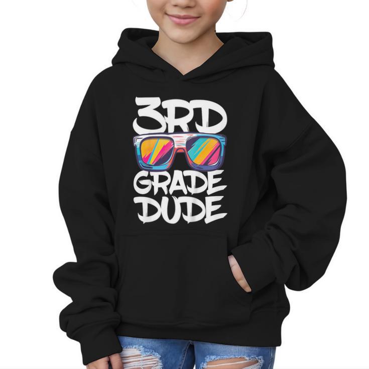 3rd Grade Dude Shirt Back To School Third Grade Boy Girl Graphic Kid Hoodie
