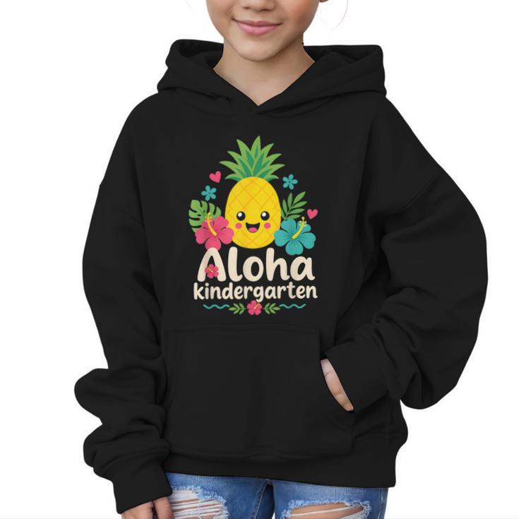Aloha Kindergarten Pineapple Back To School Graphic Kid Hoodie