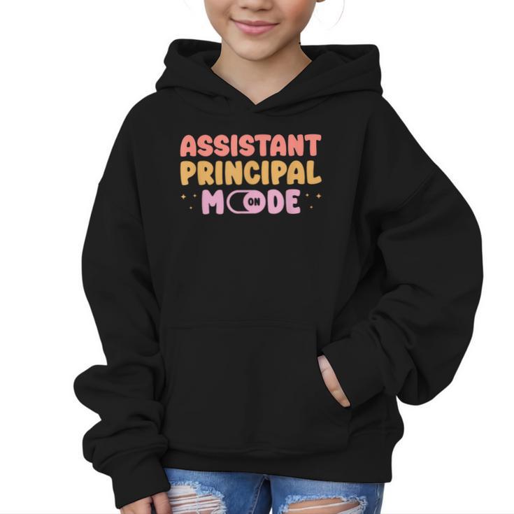 Assistant Principal Mode On Back To School Appreciation Graphic Kid Hoodie