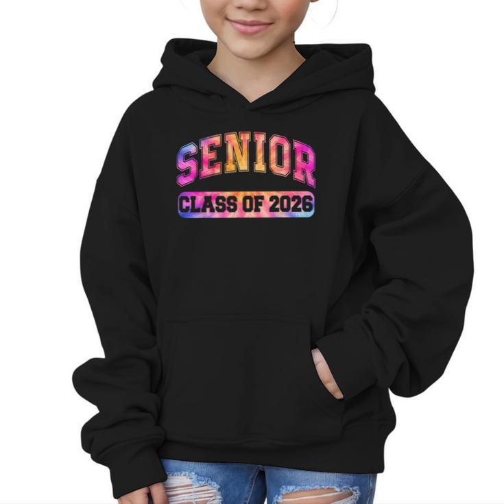 Back To School Colorful Senior Class Of 2026 Graduation Graphic Kid Hoodie
