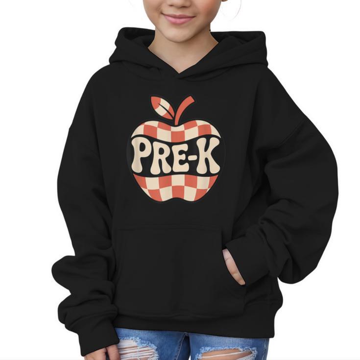 Back To School Retro Apple PRE-K Classroom Graphic Kid Hoodie