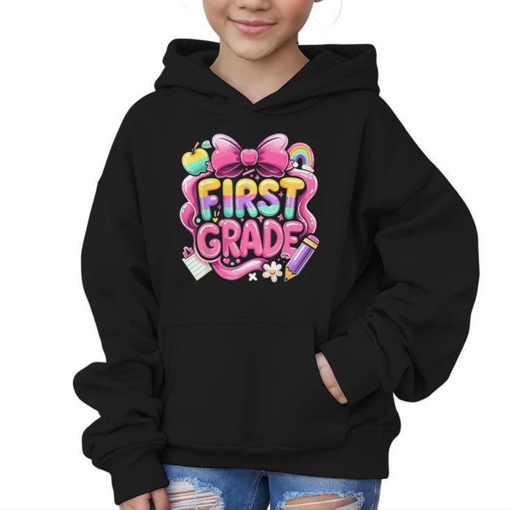 Back To School Team 1st Grade First Grade Graphic Kid Hoodie