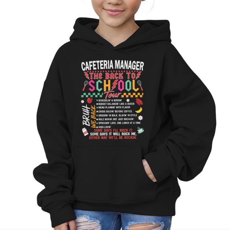 Cafeteria Manager School Cafeteria Crew Back To School Graphic Kid Hoodie