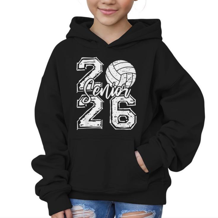 Class Of 2026 Volleyball Senior 2026 Back To School Graphic Kid Hoodie
