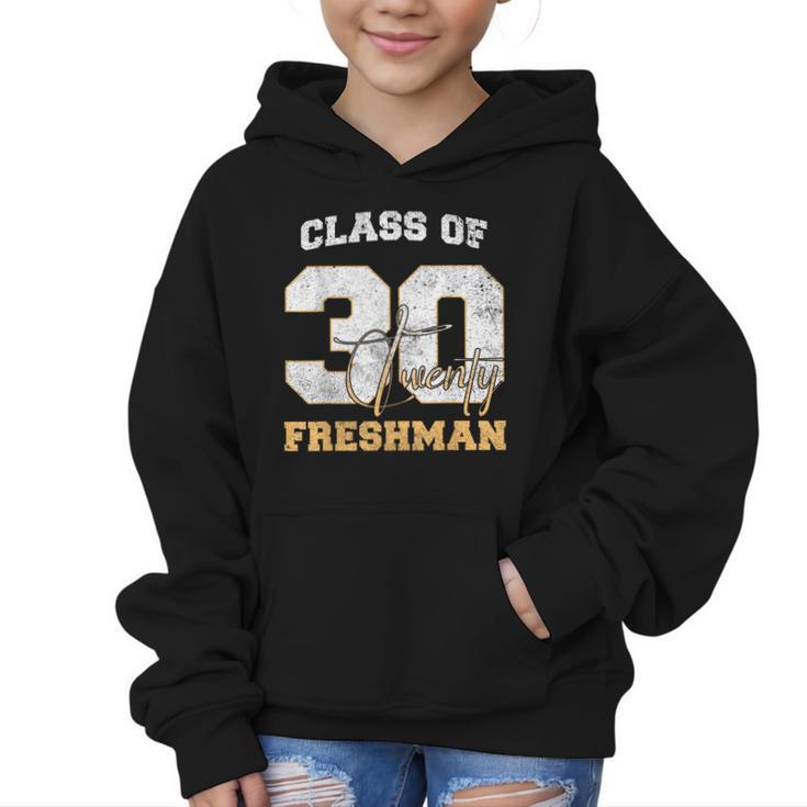 Class Of 2030 Freshman High School Back To School 9th Grade Graphic Kid Hoodie