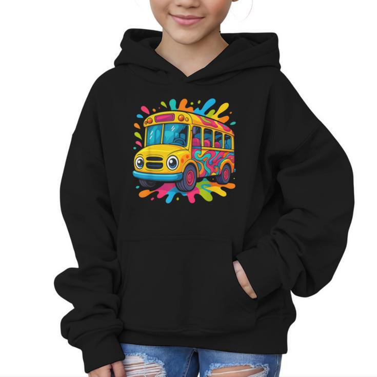 Colorful School Bus Driver Back To School Men Women Kids Graphic Kid Hoodie