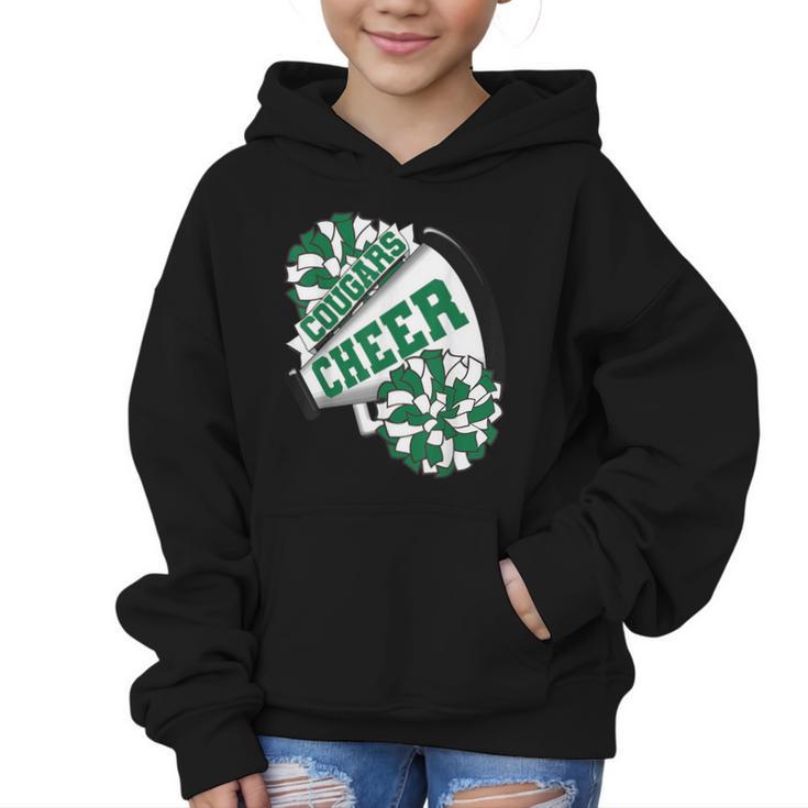 Cougars Cheer Back To School Cheerleading Spirit G Graphic Kid Hoodie