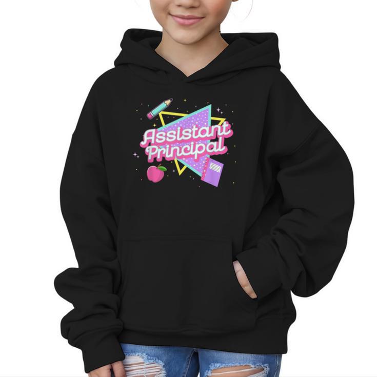 Cute Assistant Principal Shirt 80's 90's Back To School Graphic Kid Hoodie