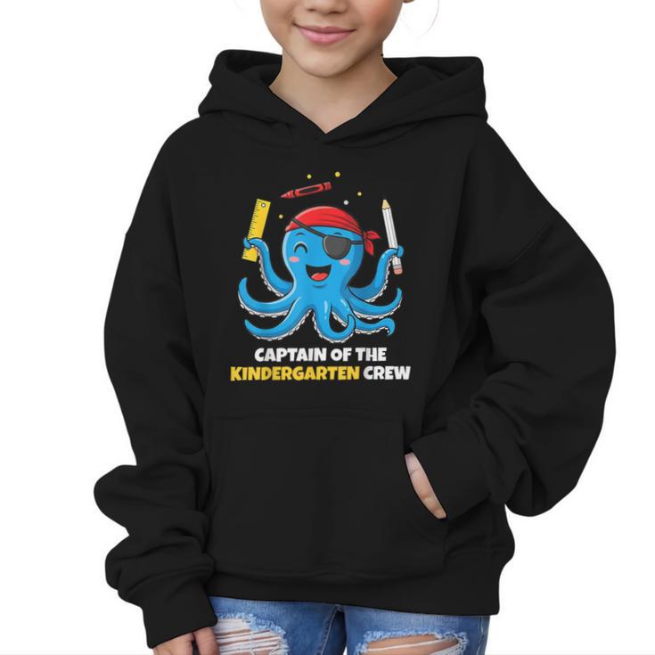 Cute Octopus Pirate Kindergarten Boys Kids Back To School Graphic Kid Hoodie