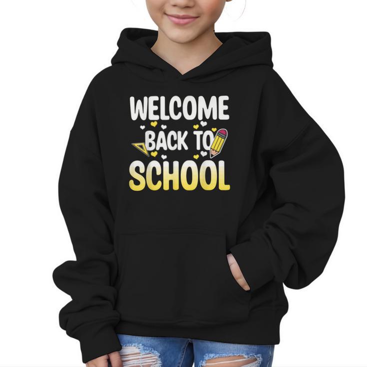 Cute Welcome Back To School 1st Day Back To School First Day Graphic Kid Hoodie