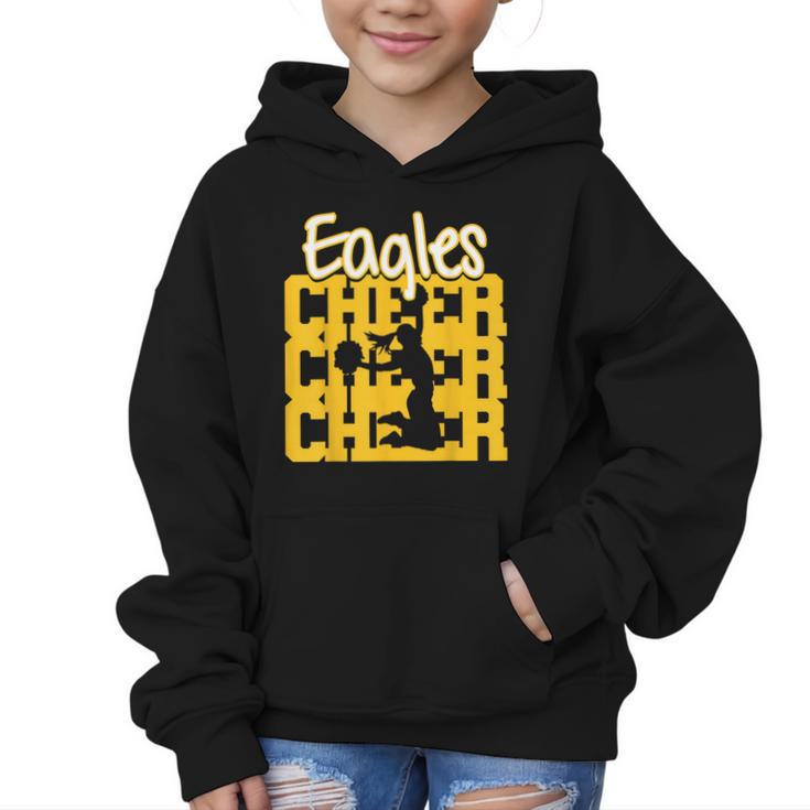 Eagles Cheer Back To School Cheerleading Spirit GY Graphic Kid Hoodie