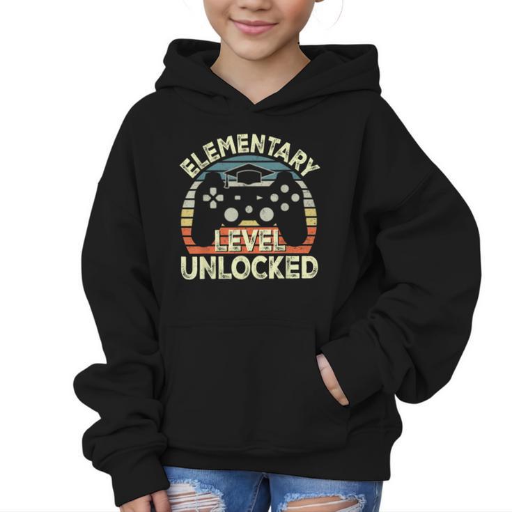 Elementary Level Unlocked Video Game Back To School Boys Graphic Kid Hoodie