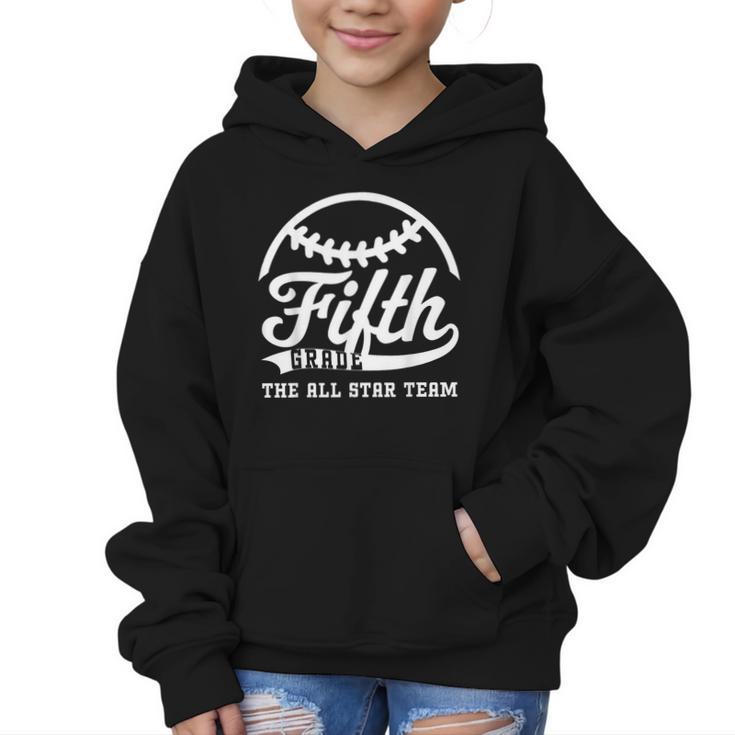 Fifth Grade All Star Team Back To School Graphic Kid Hoodie